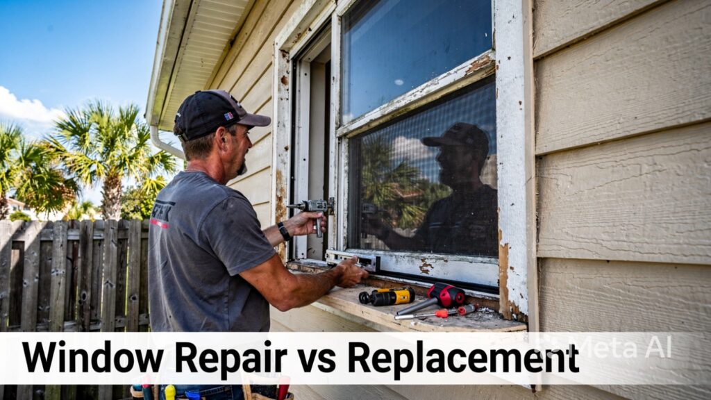 Window Repair vs Replacement
